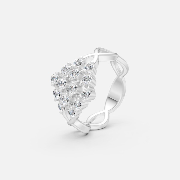 Blooming Spark Lab Grown Diamond Ring